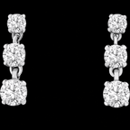 Graduated Diamond Drop Earrings - Jewels of Toronto