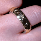 Hammered & Inlay Band - Jewels of Toronto