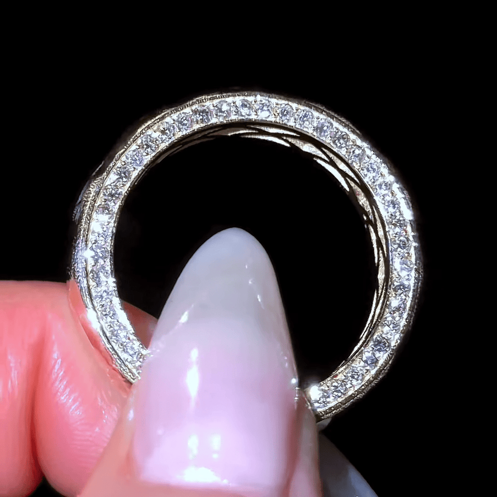 Hammered & Inlay Band - Jewels of Toronto