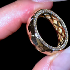 Hammered & Inlay Band - Jewels of Toronto