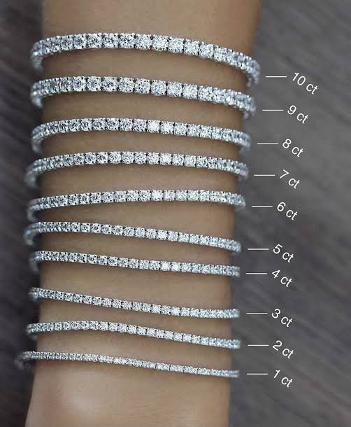 Lab Diamond Tennis Bracelets - Jewels of America