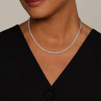 Lab Diamond Tennis Necklace - Jewels of Toronto