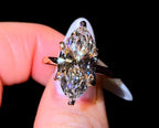 Marquise Flower Hidden Halo - Jewels of Toronto