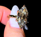 Marquise Flower Hidden Halo - Jewels of Toronto
