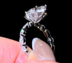 Marquise Hidden Halo Tierra - Jewels of Toronto