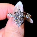Marquise Hidden Halo Tierra - Jewels of Toronto