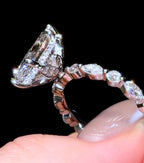Marquise Hidden Halo Tierra - Jewels of Toronto