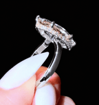 Marquise Super Low Hidden Halo - Jewels of Toronto