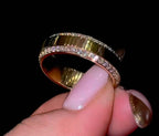 Men’s 6mm Diamond Edge Wedding Band - Jewels of Toronto