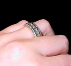 Men’s 8mm Bevelled Edge Pavé Band - Jewels of Toronto