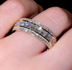 Men’s 8mm Bevelled Edge Pavé Band - Jewels of Toronto