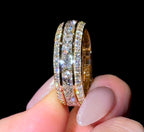 Men’s 8mm Bevelled Edge Pavé Band - Jewels of Toronto