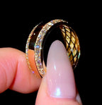 Men’s 8mm Diamond Bevelled Edge Band - Jewels of Toronto