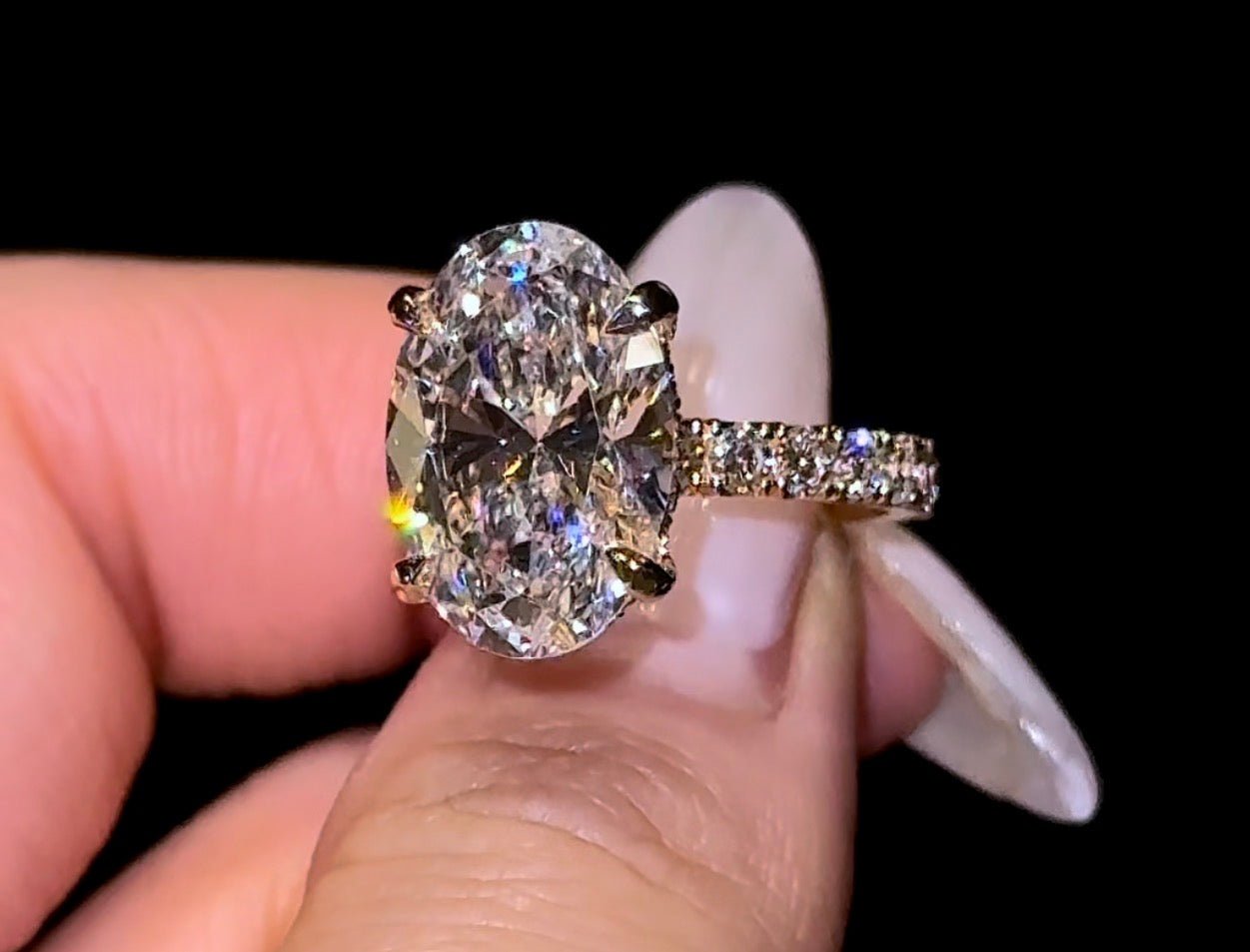 Oval Pavé Everything - Jewels of America
