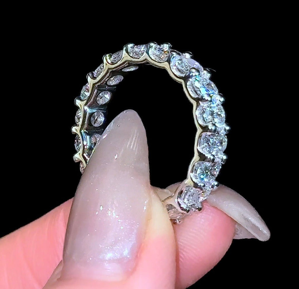 Oval U Prong Eternity - Jewels of America