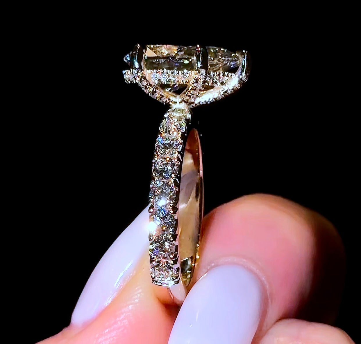 Pear Pavé Everything - Jewels of America