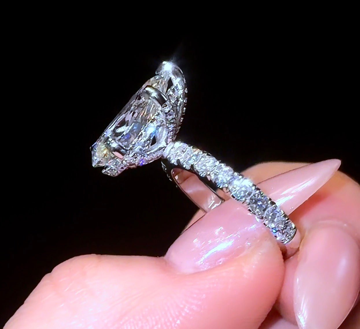 Pear Pavé Everything - Jewels of America