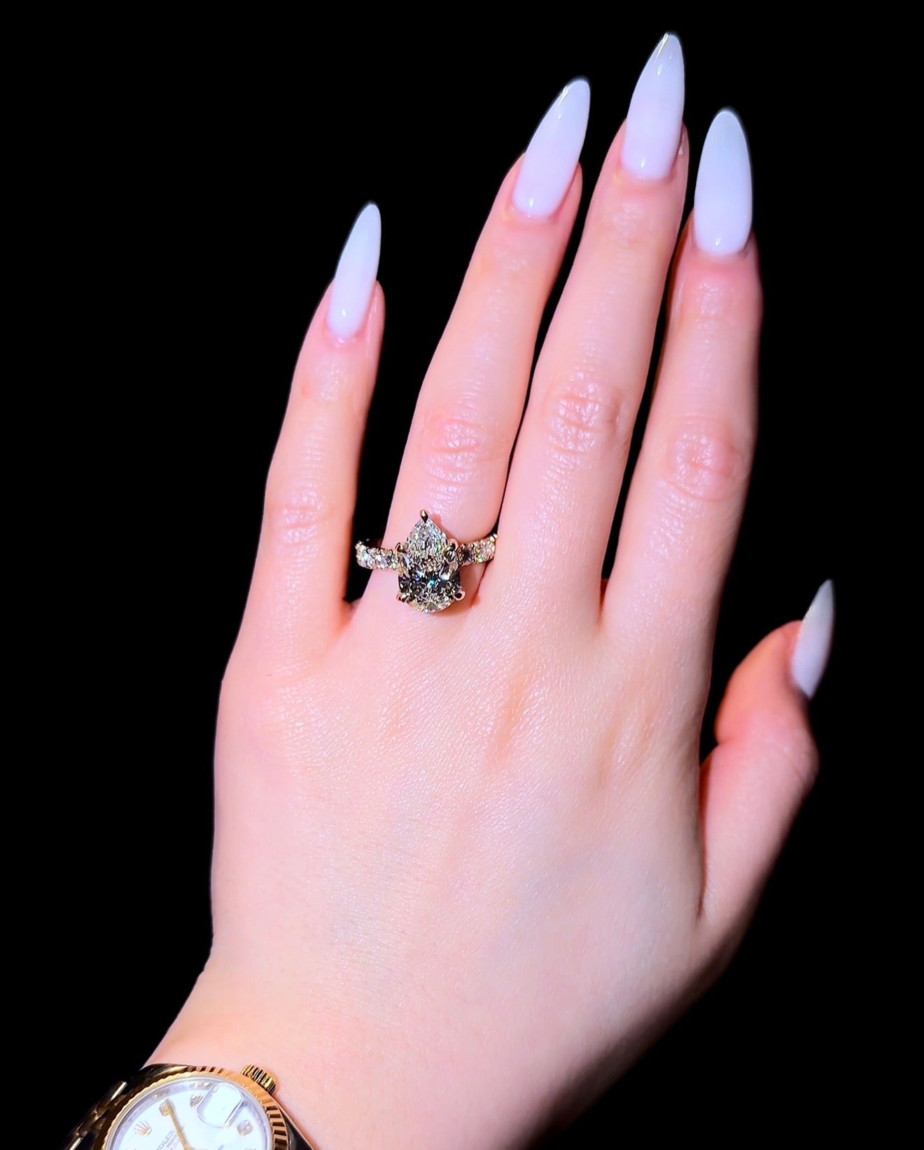 Pear Pavé Everything - Jewels of America