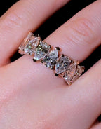 Pear Super Queen Wedding Band - Jewels of Toronto