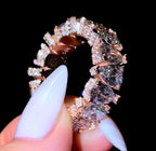 Pear Super Queen Wedding Band - Jewels of Toronto