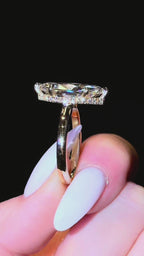 Marquise Super Low Hidden Halo