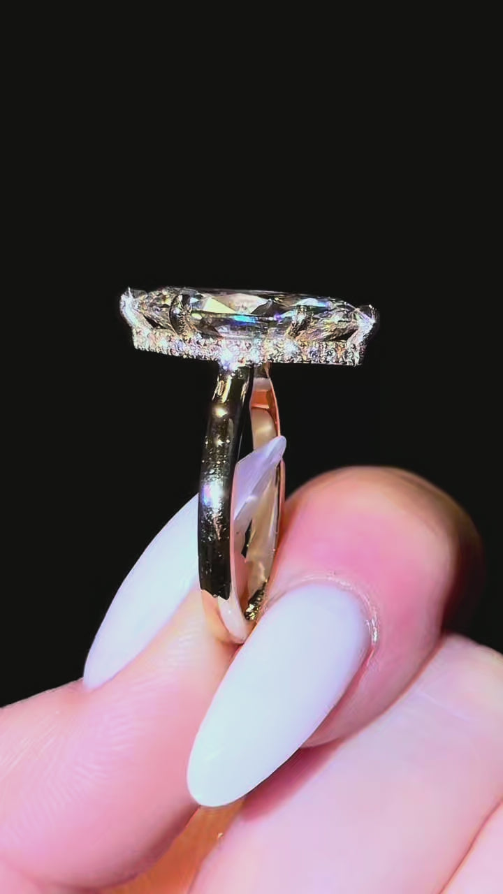 Marquise Super Low Hidden Halo
