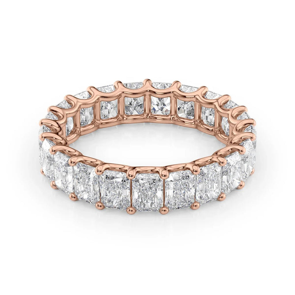 ⁠Radiant U Prong Eternity - Jewels of America