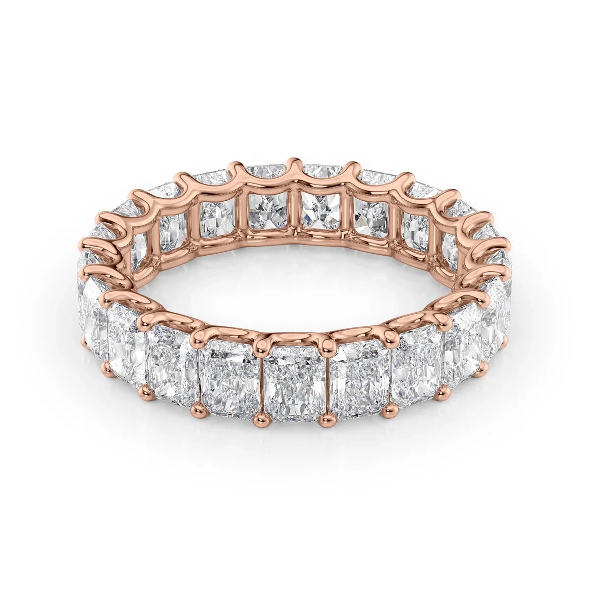 ⁠Radiant U Prong Eternity - Jewels of America