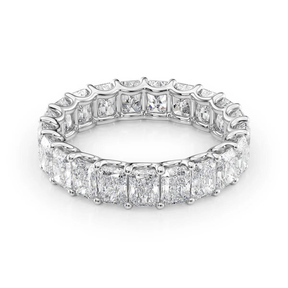 ⁠Radiant U Prong Eternity - Jewels of America