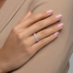 ⁠Radiant U Prong Eternity - Jewels of Toronto