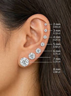 Round Diamond Studs - Jewels of Toronto