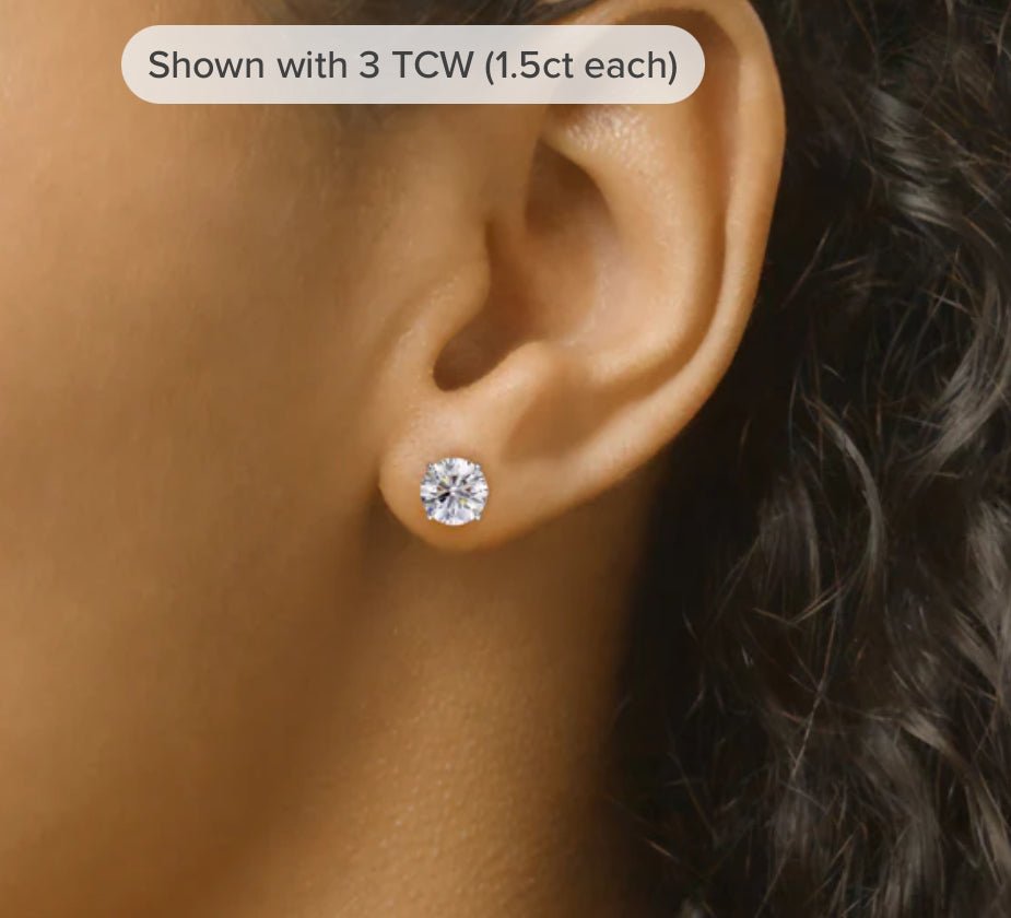 Round Diamond Studs - Jewels of America