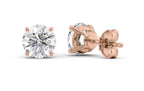 Round Diamond Studs - Jewels of Toronto