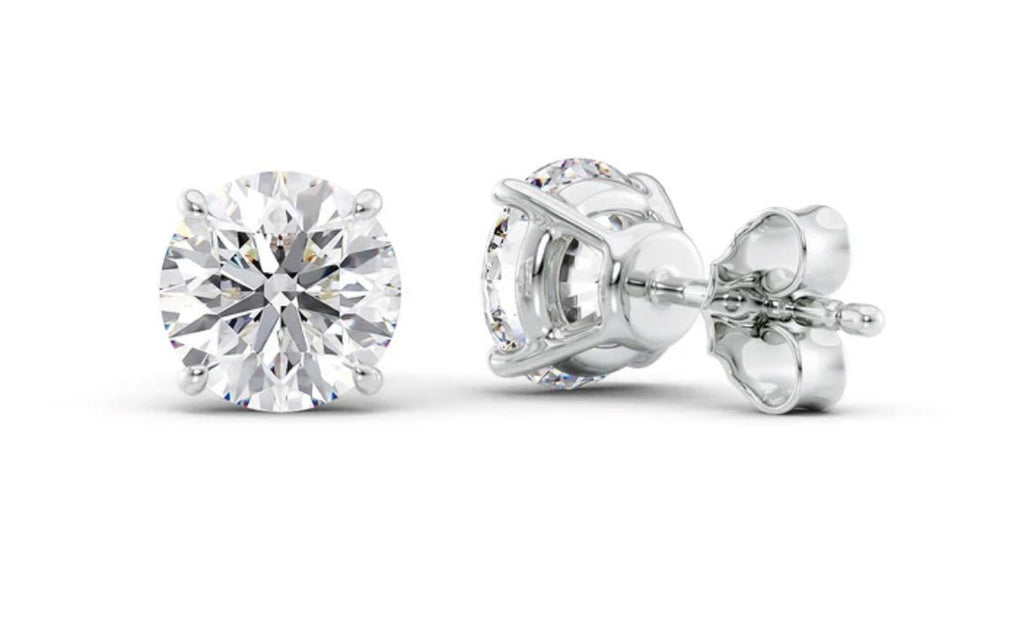 Round Diamond Studs - Jewels of America