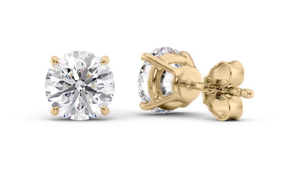 Round Diamond Studs - Jewels of America