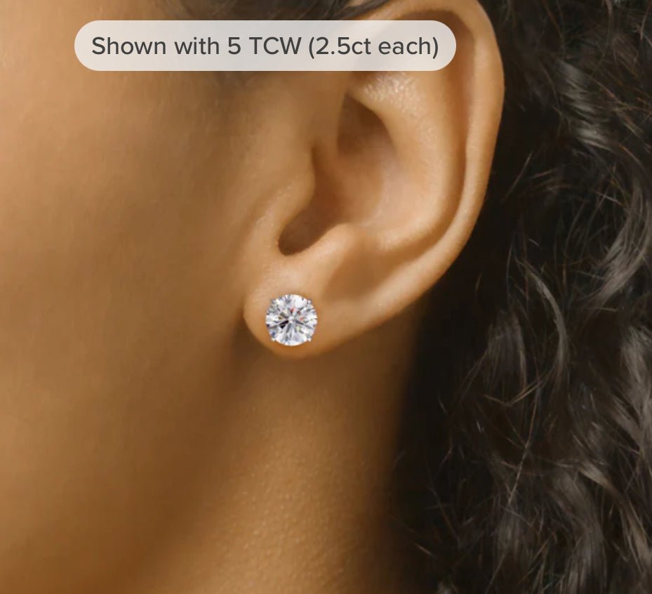 Round Diamond Studs - Jewels of America