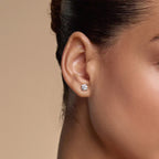 Round Lab Grown Diamond Stud Earrings - Jewels of Toronto