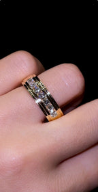 Stepped Edge Wedding Band - Jewels of Toronto