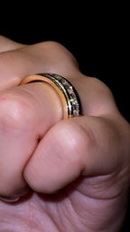 Stepped Edge Wedding Band - Jewels of Toronto