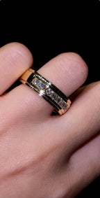 Stepped Edge Wedding Band - Jewels of Toronto