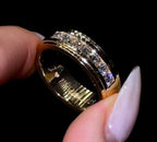 Stepped Edge Wedding Band - Jewels of Toronto